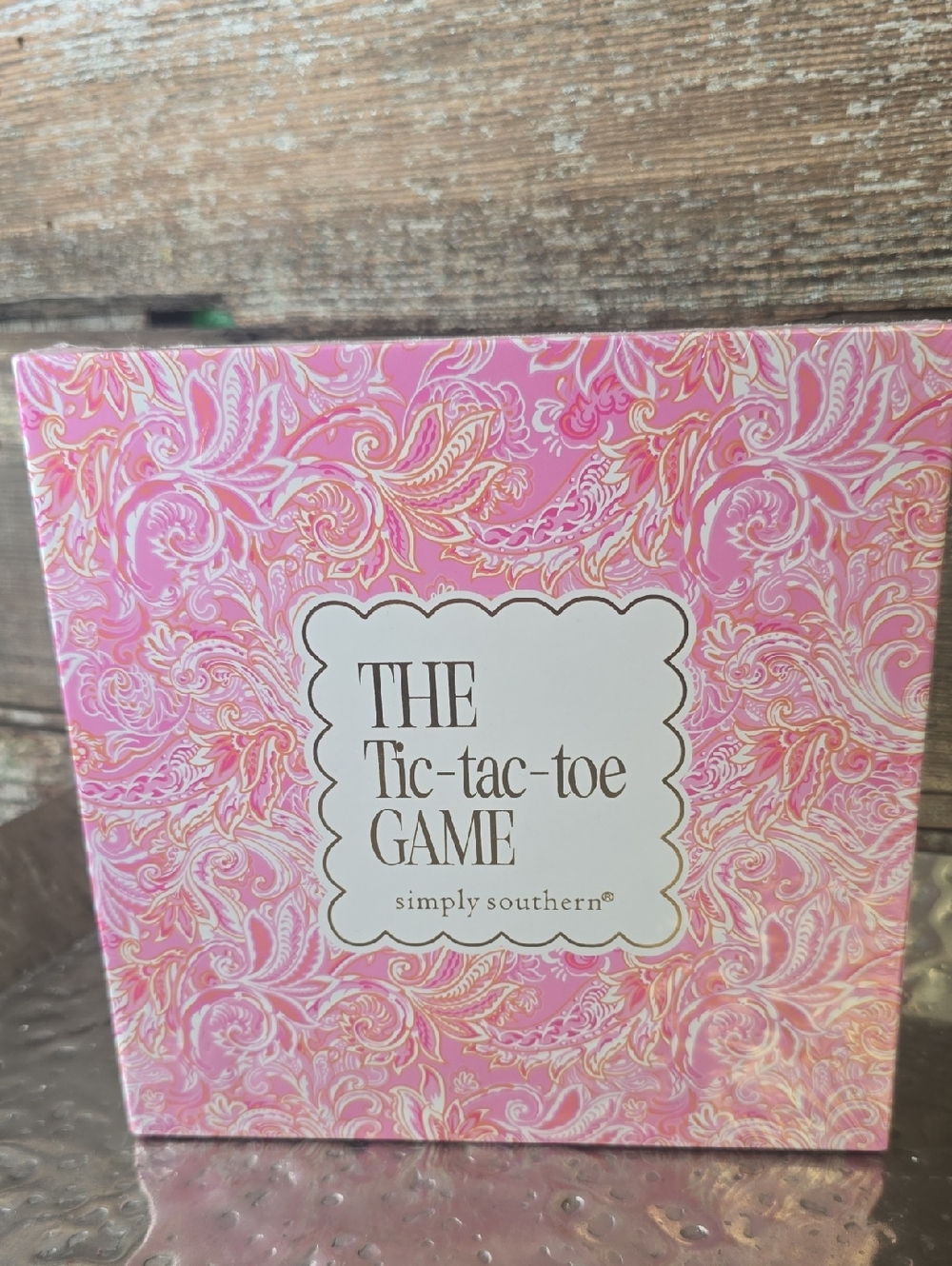 Simply Southern Pink Tic-Tac-Toe Game, NWT